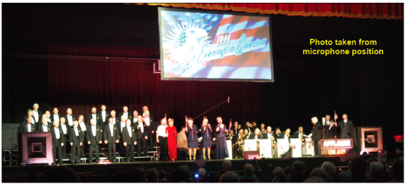 Photo of the mic position in the choir.