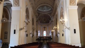 Inside Cathedral of San Juan Bautista