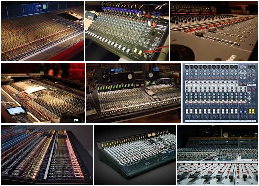 How many inputs are needed on an audio console?