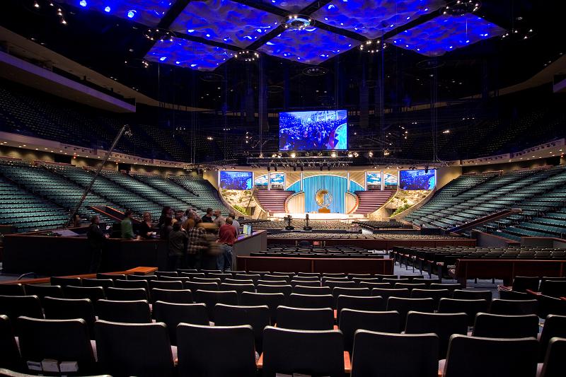 Room Survey 25 - Lakewood Church | Prosoundtraining