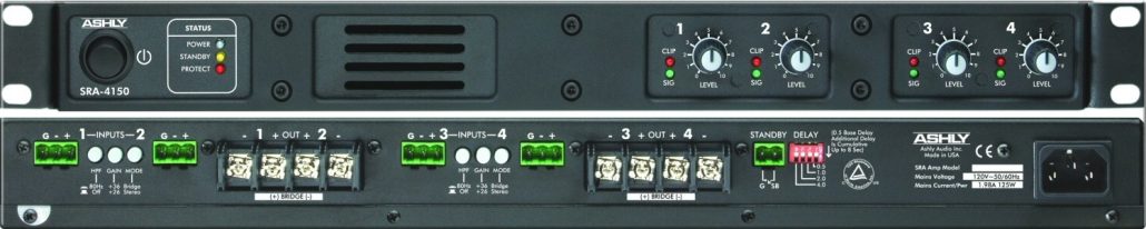 Photo 1 - Front and back panels of SRA-4150.